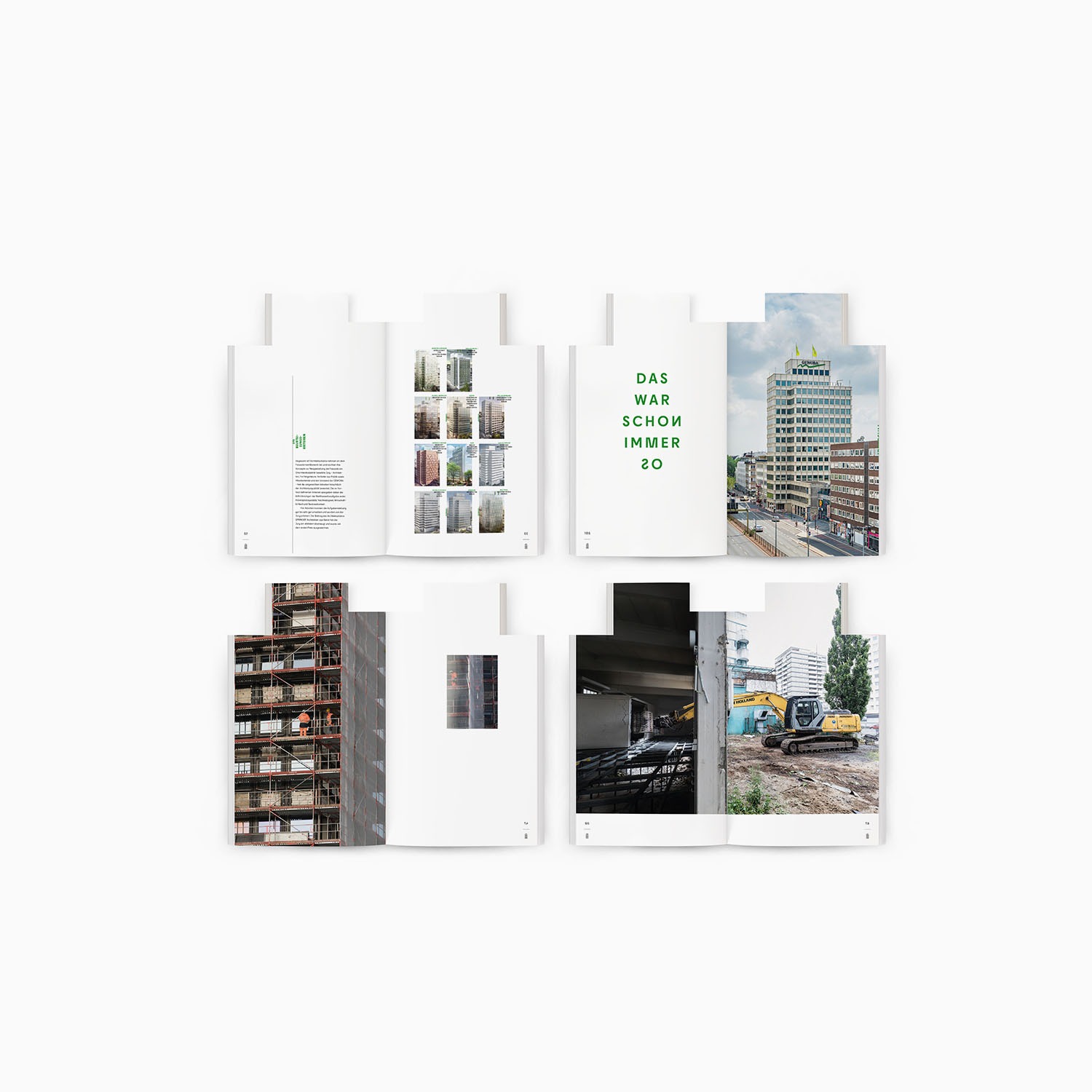 Werbeagentur POLARWERK Bremen, Buch-Produktion zur Dokumentation einer Immobiliensanierung von der Designagentur POLARWERK für das Immobilienunternehmen GEWOBA.