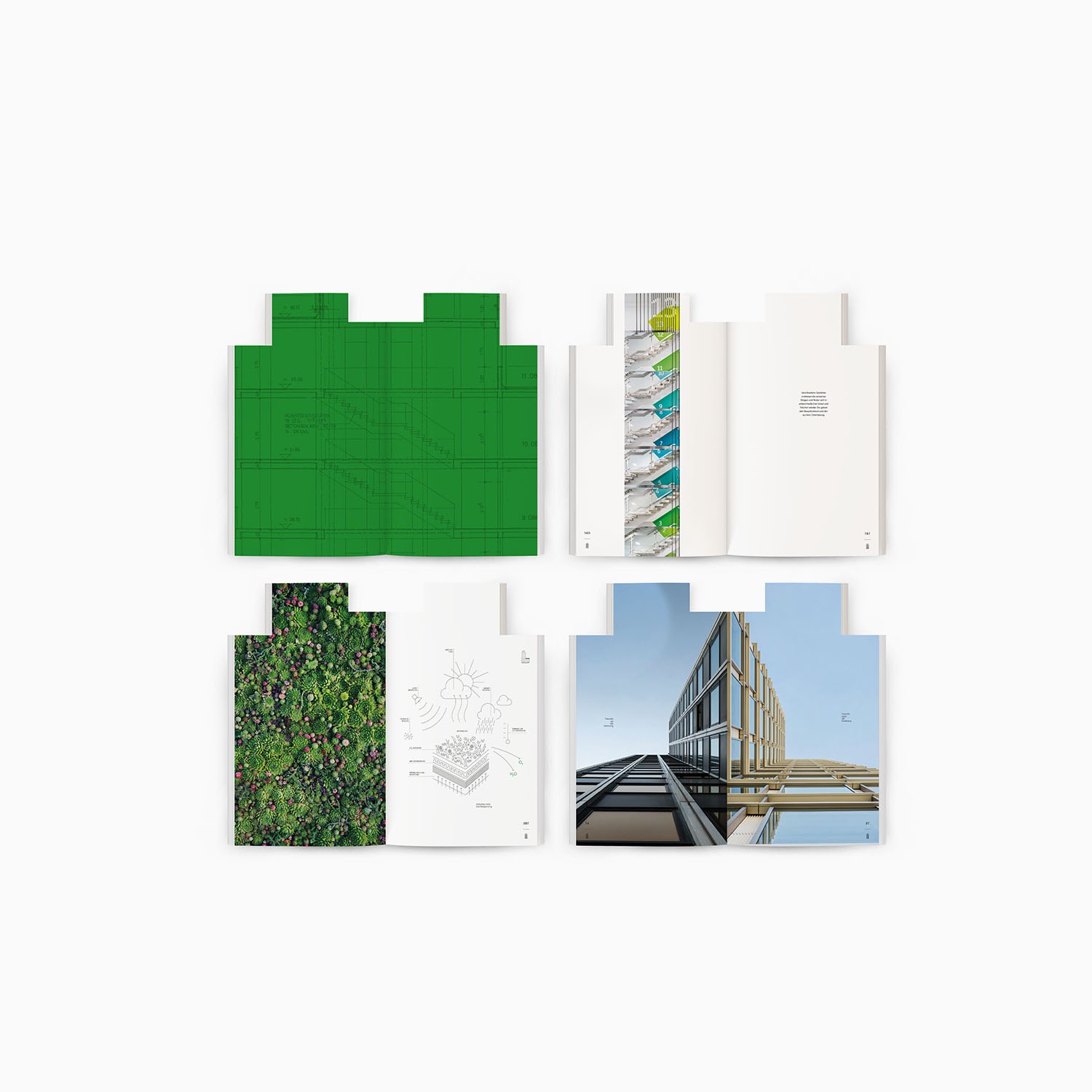 Werbeagentur POLARWERK Bremen, Buch-Produktion zur Dokumentation einer Immobiliensanierung von der Designagentur POLARWERK für das Immobilienunternehmen GEWOBA.